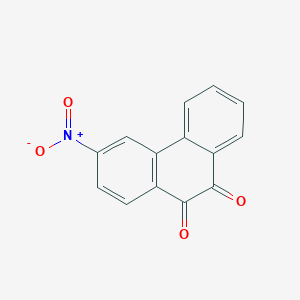 molecular formula C14H7NO4 B14524940 3-Nitrophenanthrene-9,10-dione CAS No. 62896-78-0
