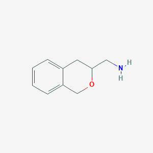 molecular formula C10H13NO B1452499 Isochroman-3-ylmethanamine CAS No. 256229-12-6