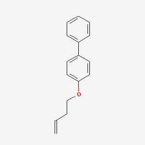 molecular formula C16H16O B1452515 4-[(But-3-en-1-yl)oxy]-1,1'-biphenyl CAS No. 648930-59-0