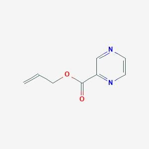molecular formula C8H8N2O2 B145252 Allyl pyrazinoate CAS No. 132172-97-5
