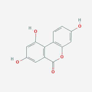 molecular formula C13H8O5 B1452526 3,8,10-三羟基苯并[c]色酮-6-酮 CAS No. 531512-26-2
