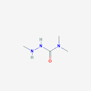 molecular formula C4H11N3O B14525278 N,N,2-Trimethylhydrazine-1-carboxamide CAS No. 62917-71-9
