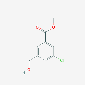 molecular formula C9H9ClO3 B1452528 Methyl 3-chloro-5-(hydroxymethyl)benzoate CAS No. 153203-58-8