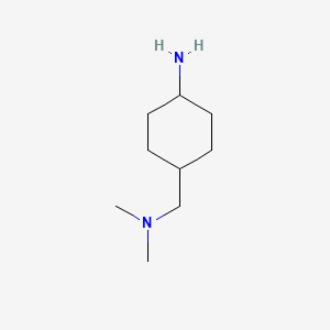 molecular formula C9H20N2 B1452532 4-Dimethylaminomethyl-cyclohexylamine CAS No. 1178252-93-1