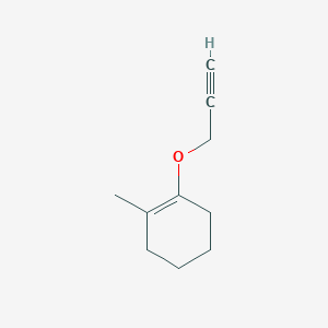 molecular formula C10H14O B145254 1-Methyl-2-prop-2-ynoxycyclohexene CAS No. 127938-87-8