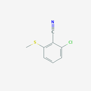 2-Chloro-6-(methylsulfanyl)benzonitrile