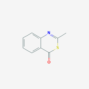molecular formula C9H7NOS B14525436 2-Methyl-4H-3,1-benzothiazin-4-one CAS No. 62838-26-0