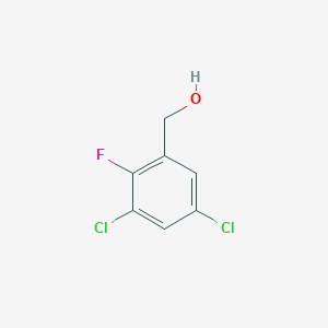 molecular formula C7H5Cl2FO B1452545 3,5-Dichloro-2-fluorobenzyl alcohol CAS No. 67640-35-1
