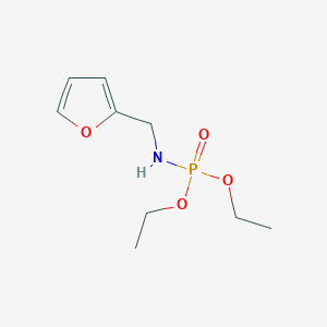 molecular formula C9H16NO4P B14525535 N-diethoxyphosphoryl-1-(furan-2-yl)methanamine CAS No. 62420-98-8