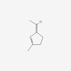 molecular formula C8H12 B14525538 3-Ethylidene-1-methylcyclopentene CAS No. 62338-00-5