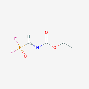 molecular formula C4H6F2NO3P B14525545 Ethyl [(difluorophosphoryl)methylidene]carbamate CAS No. 62779-35-5