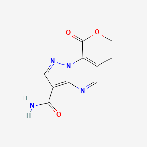 13-Oxo-12-oxa-2,3,7-triazatricyclo[7.4.0.0^{2,6}]trideca-1(9),3,5,7-tetraene-5-carboxamide
