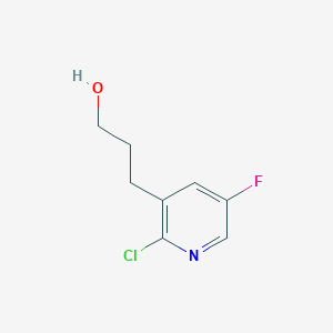 3-(2-Chloro-5-fluoropyridin-3-yl)propan-1-ol
