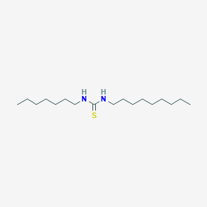 molecular formula C17H36N2S B14525734 N-Heptyl-N'-nonylthiourea CAS No. 62552-27-6