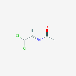 molecular formula C4H5Cl2NO B14525754 N-[(1E)-2,2-Dichloroethylidene]acetamide CAS No. 62634-39-3