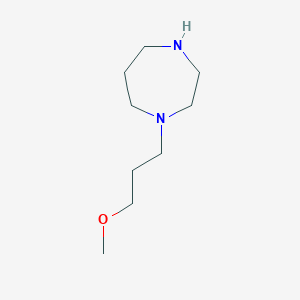 molecular formula C9H20N2O B1452579 1-(3-Methoxypropyl)-1,4-diazepane CAS No. 1183783-04-1