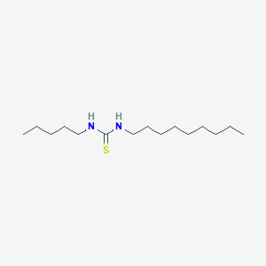 molecular formula C15H32N2S B14525823 N-Nonyl-N'-pentylthiourea CAS No. 62552-23-2