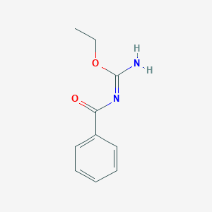 molecular formula C10H12N2O2 B14525980 ethyl N-benzoylimidocarbamate 