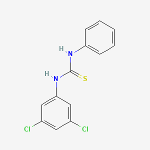 molecular formula C13H10Cl2N2S B14526045 1-(3,5-Dichlorophenyl)-3-phenylthiourea CAS No. 62644-21-7