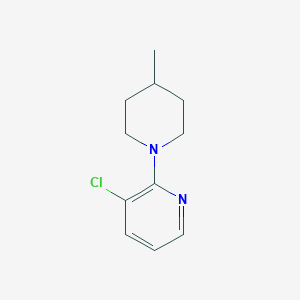 molecular formula C11H15ClN2 B1452609 3-Chloro-2-(4-methylpiperidin-1-yl)pyridine CAS No. 1089610-42-3