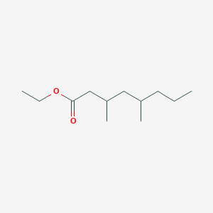 molecular formula C12H24O2 B14526105 Ethyl 3,5-dimethyloctanoate CAS No. 62619-20-9