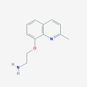 molecular formula C12H14N2O B1452611 2-(2-Methyl-8-quinolyloxy)ethylamine CAS No. 1094492-24-6