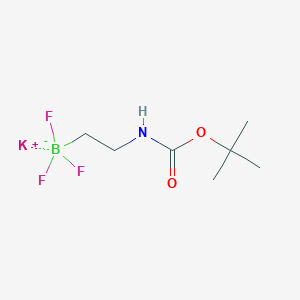 Potassium tert-butyl N-[2-(trifluoroboranuidyl)ethyl]carbamate