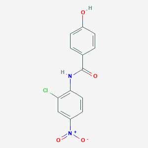 molecular formula C13H9ClN2O4 B14526229 N-(2-Chloro-4-nitrophenyl)-4-hydroxybenzamide CAS No. 62639-24-1