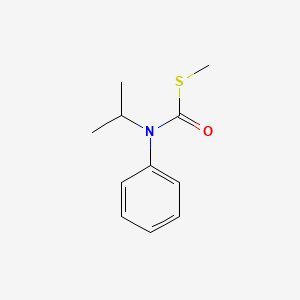 molecular formula C11H15NOS B14526294 S-Methyl phenyl(propan-2-yl)carbamothioate CAS No. 62603-71-8