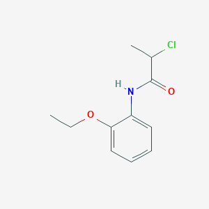 molecular formula C11H14ClNO2 B1452632 2-chloro-N-(2-ethoxyphenyl)propanamide CAS No. 949687-32-5
