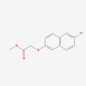 molecular formula C13H11BrO3 B1452638 Methyl 2-[(6-bromonaphthalen-2-yl)oxy]acetate CAS No. 270081-83-9