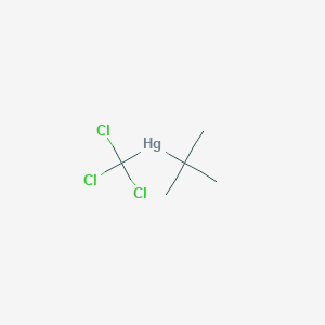 molecular formula C5H9Cl3Hg B14526454 tert-Butyl(trichloromethyl)mercury CAS No. 62350-89-4