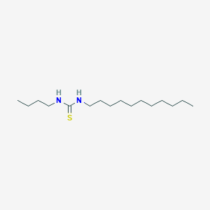 molecular formula C16H34N2S B14526461 N-Butyl-N'-undecylthiourea CAS No. 62552-38-9