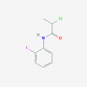 B1452647 2-chloro-N-(2-iodophenyl)propanamide CAS No. 1040036-04-1