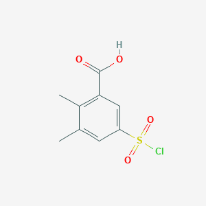 B1452649 5-(Chlorosulfonyl)-2,3-dimethylbenzoic acid CAS No. 313346-22-4