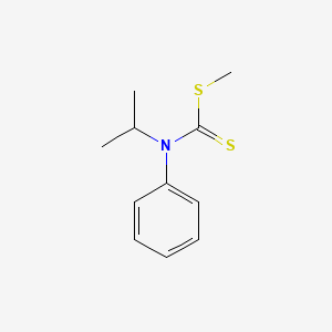 molecular formula C11H15NS2 B14526634 Methyl phenyl(propan-2-yl)carbamodithioate CAS No. 62604-32-4