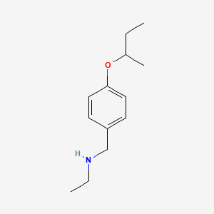 N-[4-(Sec-butoxy)benzyl]-1-ethanamine