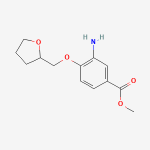 Methyl 3-amino-4-(tetrahydro-2-furanylmethoxy)-benzoate