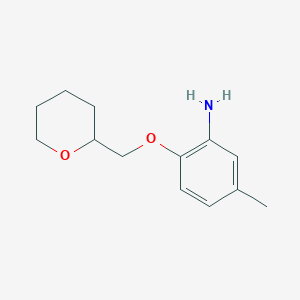 5-Methyl-2-(tetrahydro-2H-pyran-2-ylmethoxy)-phenylamine