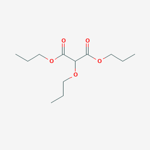 molecular formula C12H22O5 B14526788 Dipropyl propoxypropanedioate CAS No. 62527-80-4