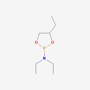 molecular formula C8H18NO2P B14526816 N,N,4-Triethyl-1,3,2-dioxaphospholan-2-amine CAS No. 62802-44-2