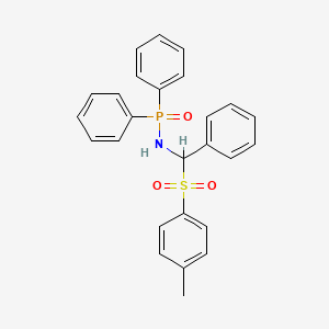 molecular formula C26H24NO3PS B1452682 Diphenylphosphinyl(alpha-tosylbenzyl)amine CAS No. 701291-86-3