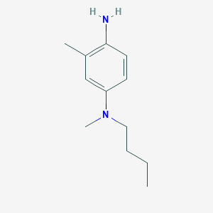 molecular formula C12H20N2 B1452685 N1-丁基-N1,3-二甲苯-1,4-二胺 CAS No. 1155005-40-5