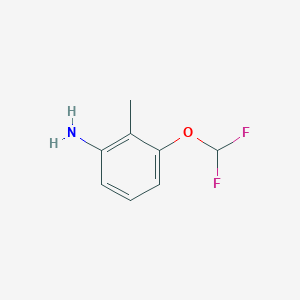B1452688 3-(Difluoromethoxy)-2-methylaniline CAS No. 1154695-47-2