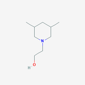 molecular formula C9H19NO B1452698 2-(3,5-Dimethylpiperidin-1-yl)ethanol CAS No. 1153189-76-4