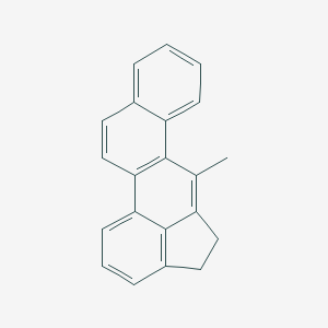 molecular formula C21H16 B145270 6,7-Cyclopentano-5-methylchrysene CAS No. 128941-62-8