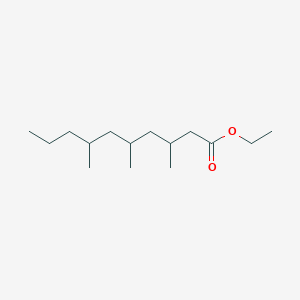 molecular formula C15H30O2 B14527150 Ethyl 3,5,7-trimethyldecanoate CAS No. 62619-21-0