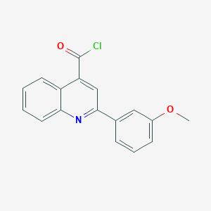 B1452717 2-(3-Methoxyphenyl)quinoline-4-carbonyl chloride CAS No. 1160264-60-7