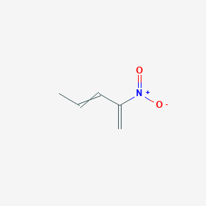 molecular formula C5H7NO2 B14527201 2-Nitropenta-1,3-diene CAS No. 62438-54-4