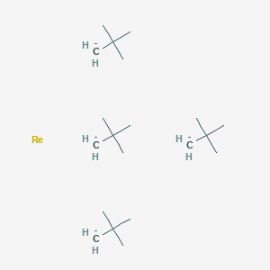 molecular formula C20H44Re-4 B14527230 2-Methanidyl-2-methylpropane;rhenium CAS No. 62534-84-3